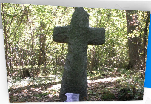 Krzyż pokutny w okolicy miejscowości Psary, woj. dolnośląskie